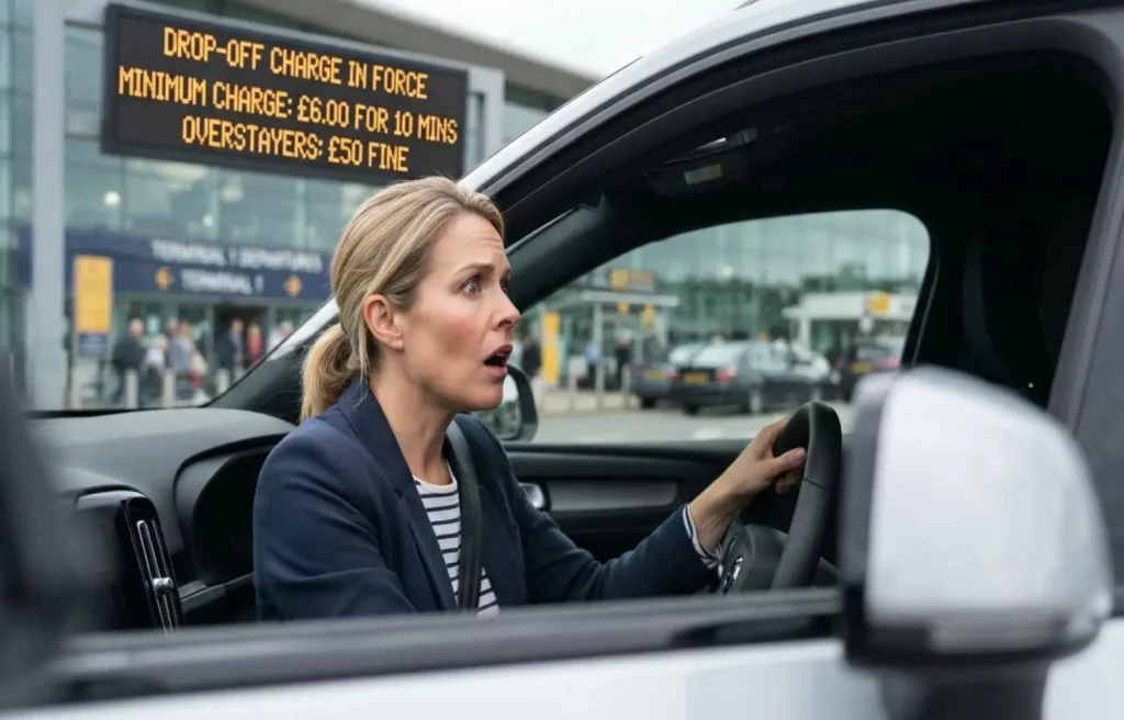 Airport drop-off charges